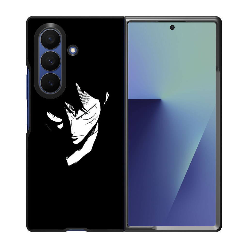 Monkey D Luffy Silhouette Samsung Galaxy Z Fold 7 Case