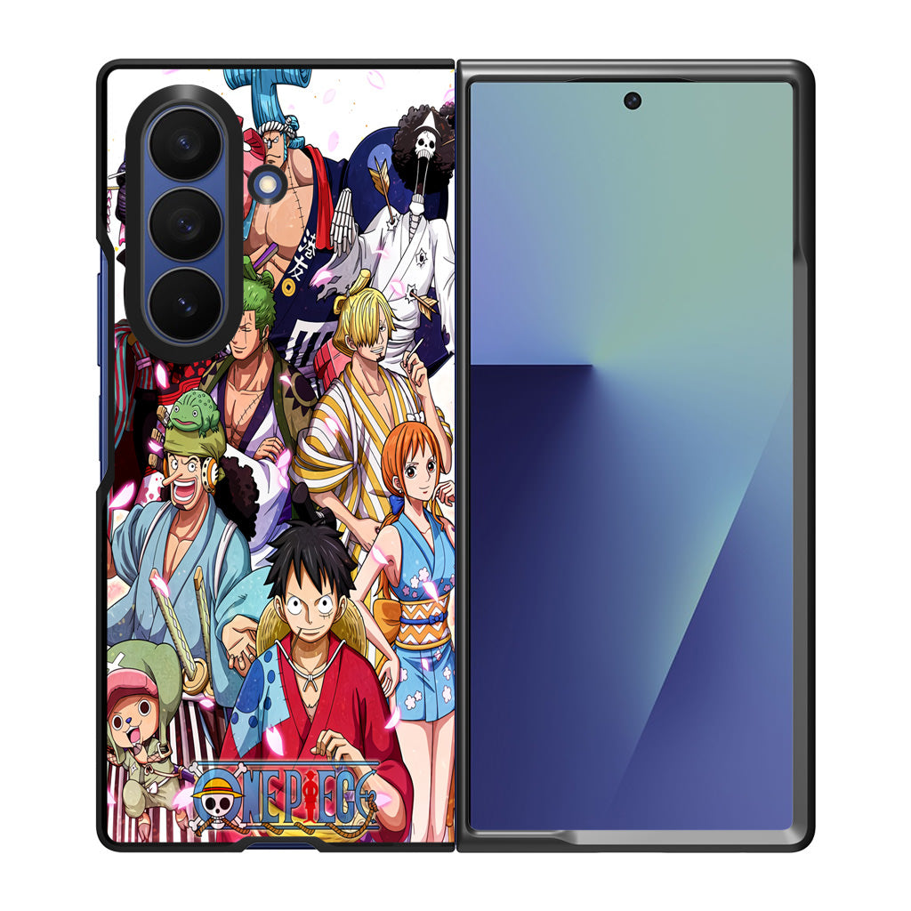 Mugiwara Crew Wano Samsung Galaxy Z Fold 7 Case