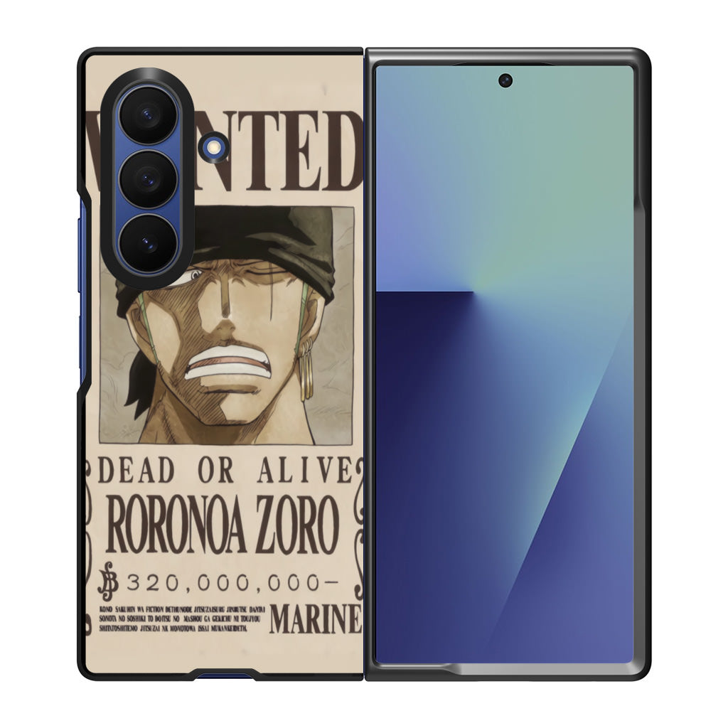 Roronoa Zoro Bounty Samsung Galaxy Z Fold 7 Case