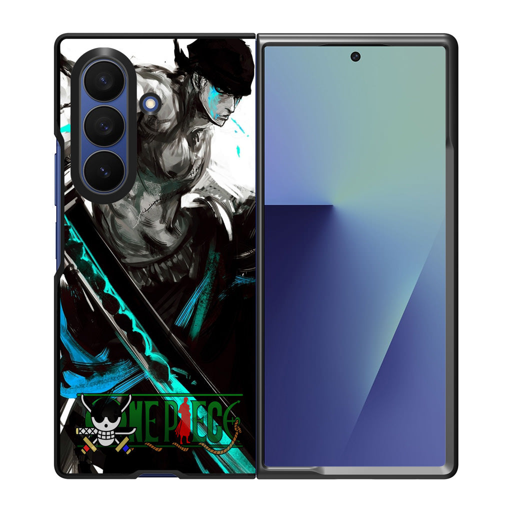 Roronoa Zoro One Piece Samsung Galaxy Z Fold 7 Case