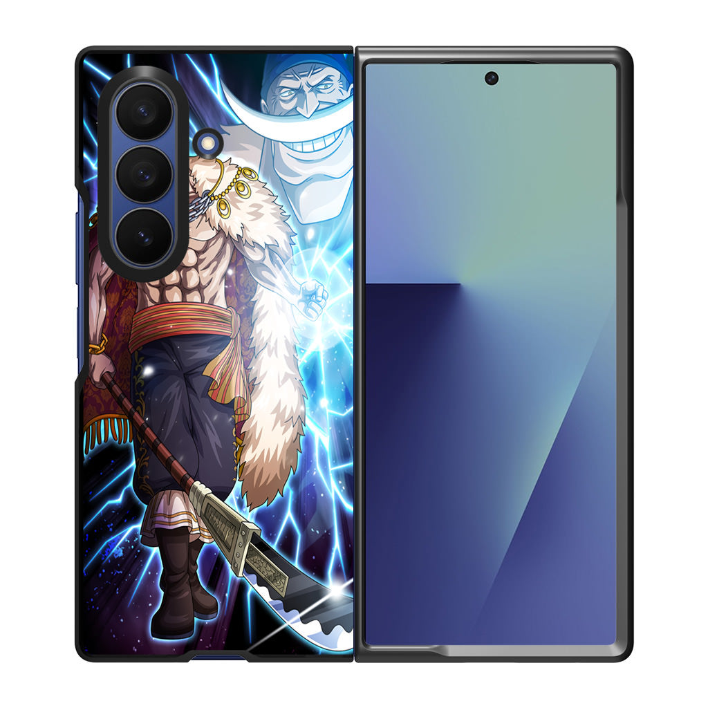 Shirohige With Gura Gura Power Samsung Galaxy Z Fold 7 Case