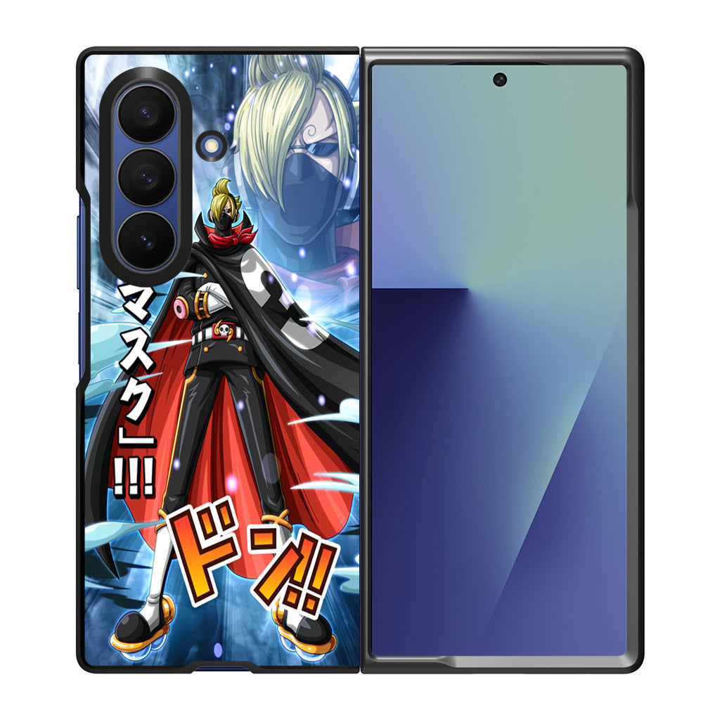 Stealth Black Sanji Samsung Galaxy Z Fold 7 Case