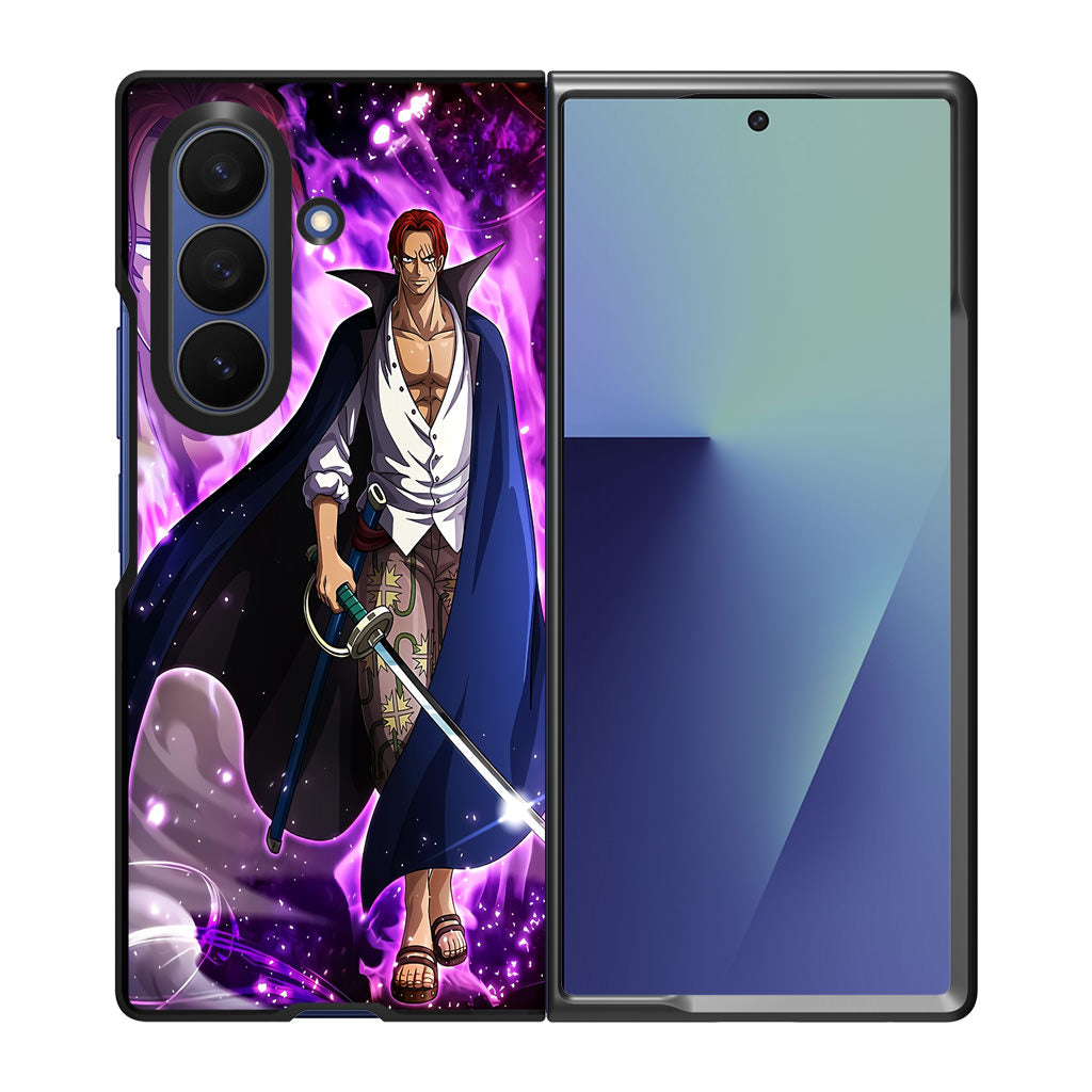 The Emperor Red Hair Shanks Samsung Galaxy Z Fold 7 Case