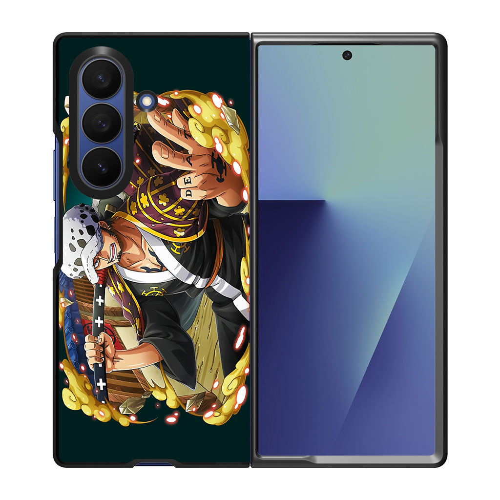Trafalgar Law In Wano Samsung Galaxy Z Fold 7 Case