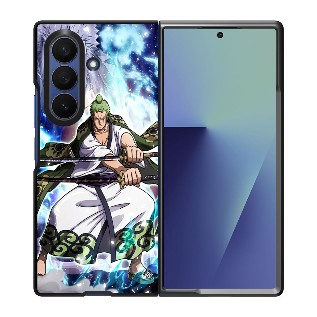 Zoro Two-Sword Style Arc Wano Samsung Galaxy Z Fold 7 Case