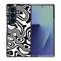 Abstract Black and White Background Samsung Galaxy Z Fold 7 Case