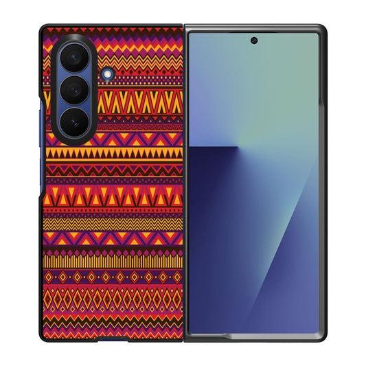 African Aztec Pattern Samsung Galaxy Z Fold 7 Case