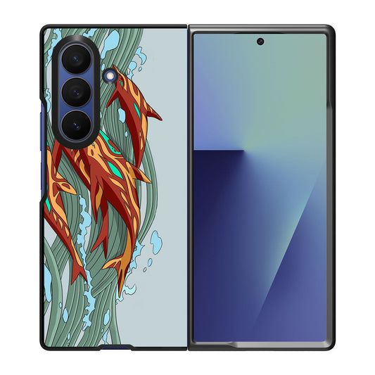 Aquamarine Revenge Samsung Galaxy Z Fold 7 Case