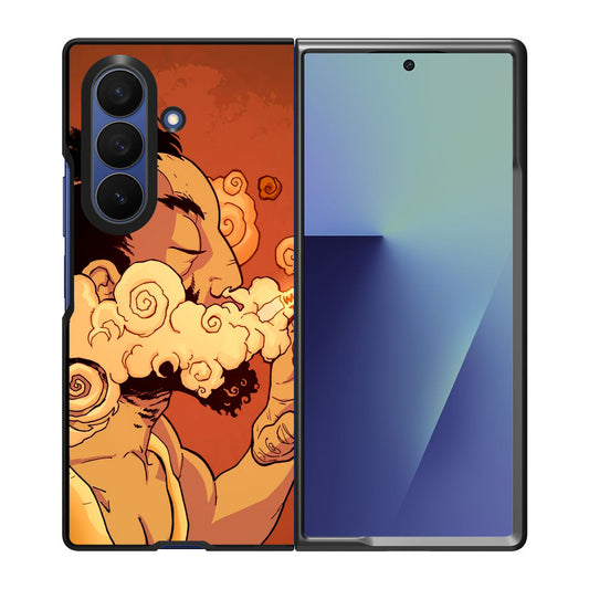 Artistic Psychedelic Smoke Samsung Galaxy Z Fold 7 Case