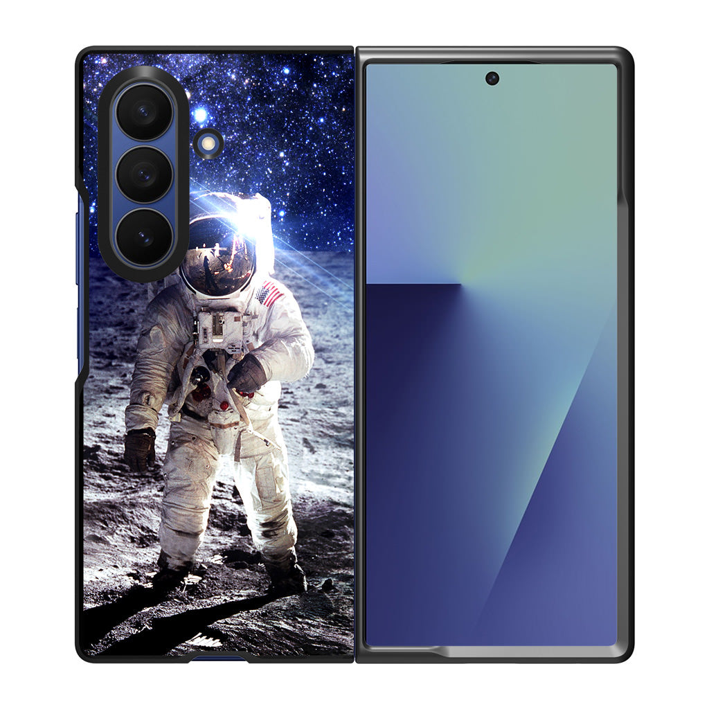 Astronaut Space Moon Samsung Galaxy Z Fold 7 Case
