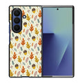 Autumn Things Pattern Samsung Galaxy Z Fold 7 Case