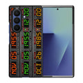 Back To The Future Time Circuits Samsung Galaxy Z Fold 7 Case