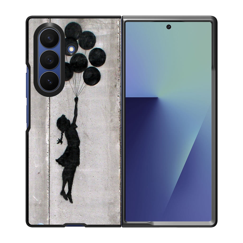 Banksy Girl With Balloons Samsung Galaxy Z Fold 7 Case