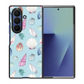 Beach Shells Pattern Samsung Galaxy Z Fold 7 Case