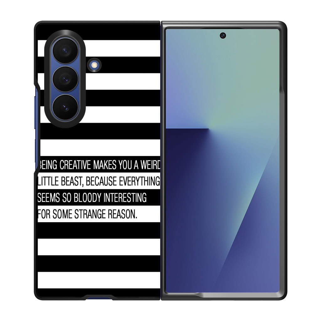 Being Creative Weird Samsung Galaxy Z Fold 7 Case