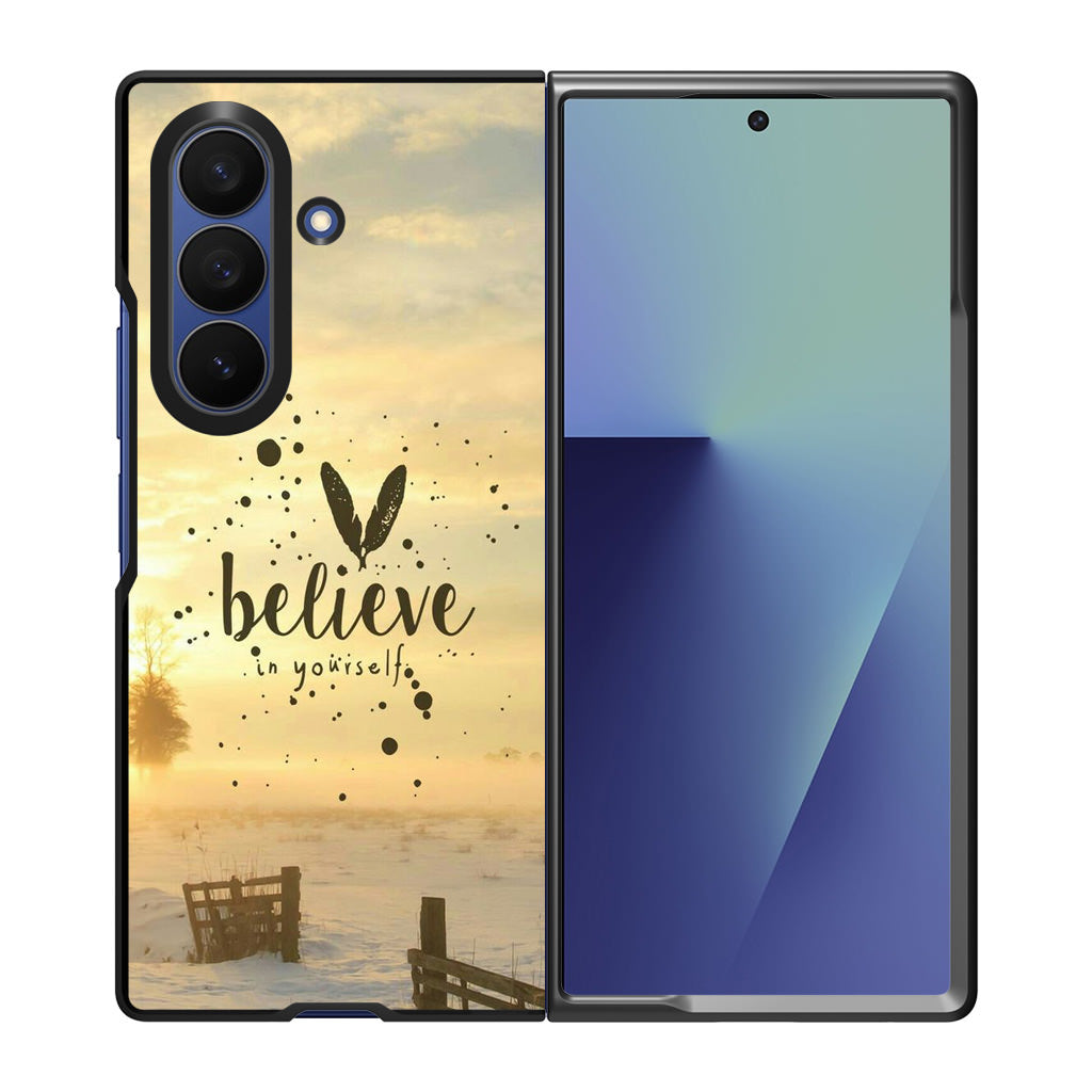 Believe in Yourself Samsung Galaxy Z Fold 7 Case