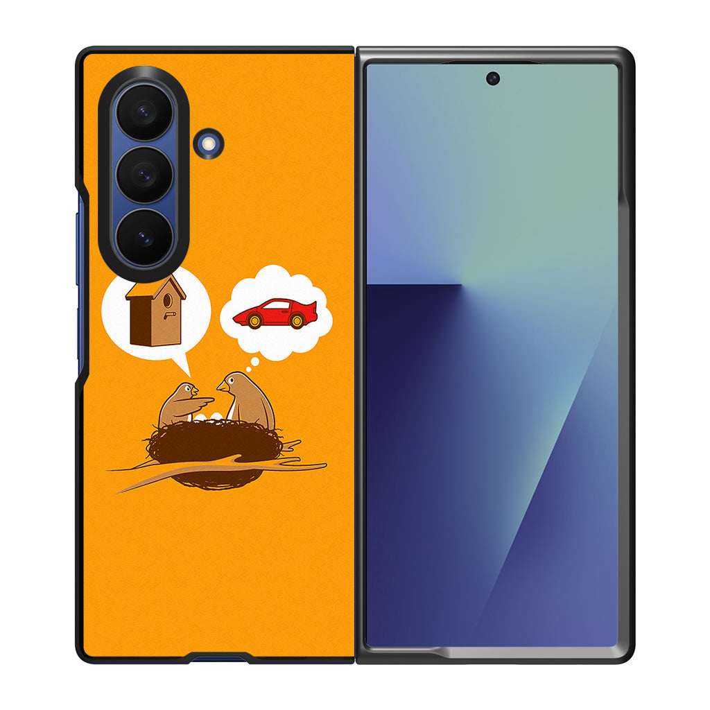 Bird Life Priorities Samsung Galaxy Z Fold 7 Case