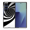Black and White Twist Samsung Galaxy Z Fold 7 Case