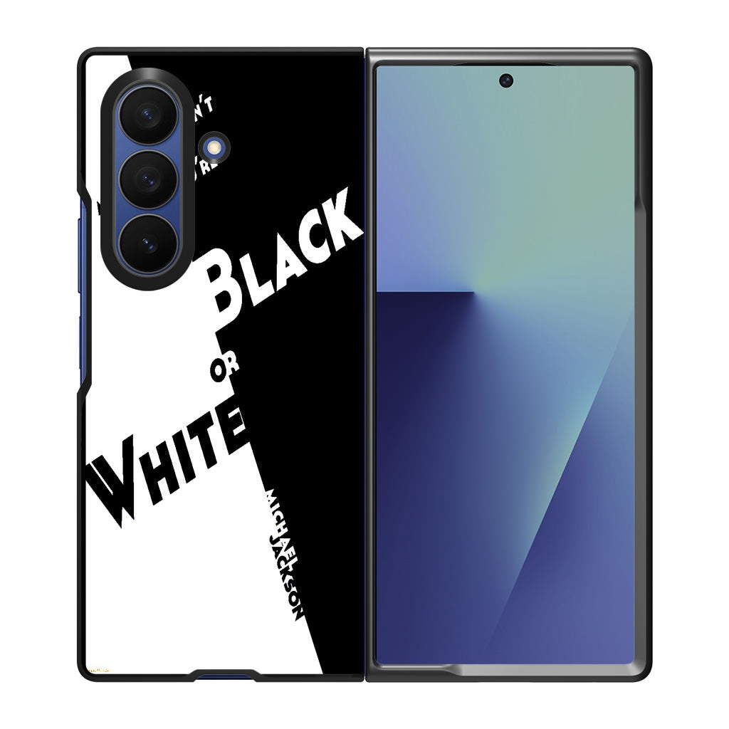 Black Or White Michael Jackson Samsung Galaxy Z Fold 7 Case