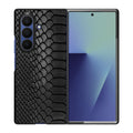 Black Snake Skin Texture Samsung Galaxy Z Fold 7 Case