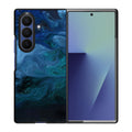 Blue Abstract Art Samsung Galaxy Z Fold 7 Case