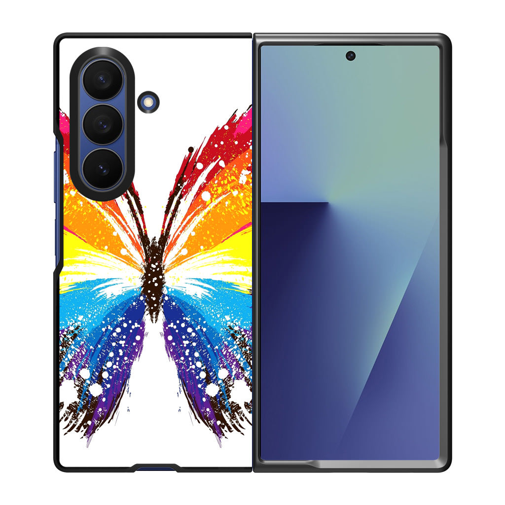 Butterfly Abstract Colorful Samsung Galaxy Z Fold 7 Case