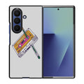 Cassete Tape Old Samsung Galaxy Z Fold 7 Case