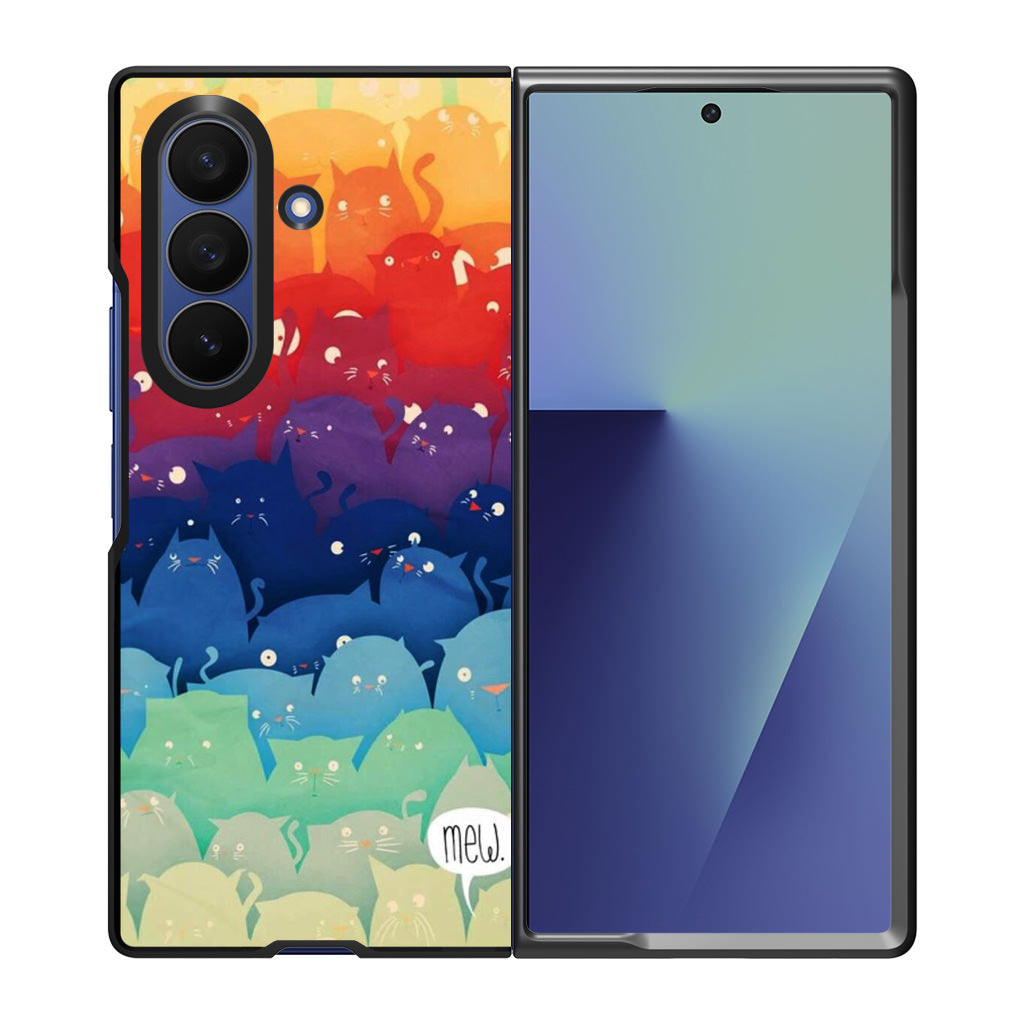 Cats Everywhere Samsung Galaxy Z Fold 7 Case