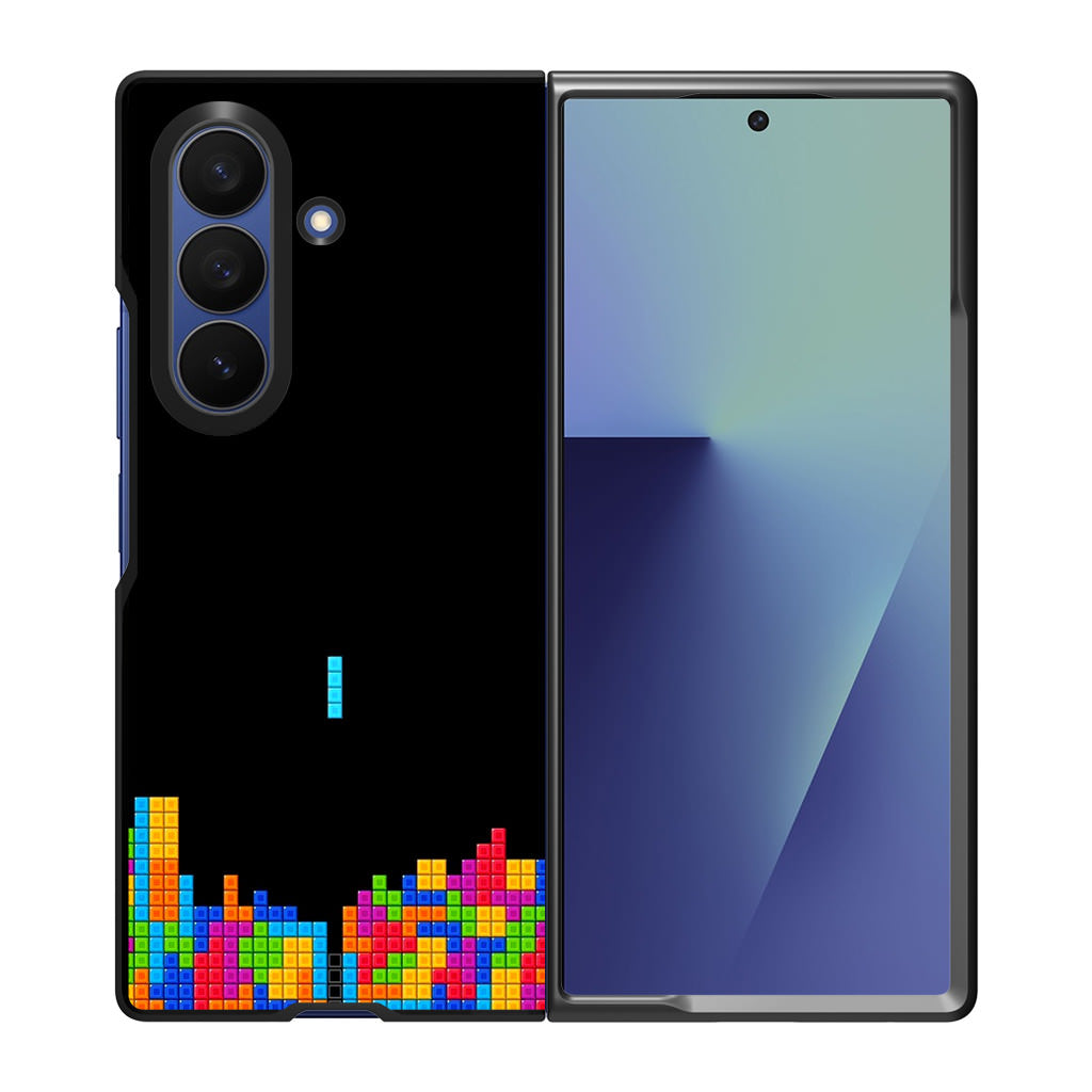 Classic Video Game Tetris Samsung Galaxy Z Fold 7 Case