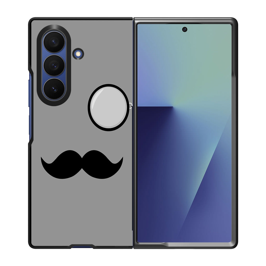 Classy Mustache Samsung Galaxy Z Fold 7 Case