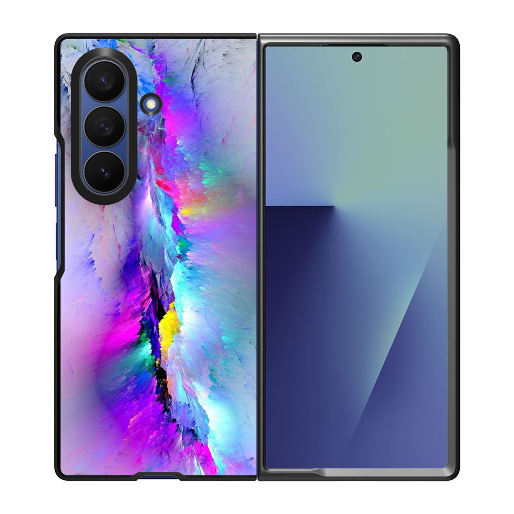 Colorful Abstract Smudges Samsung Galaxy Z Fold 7 Case