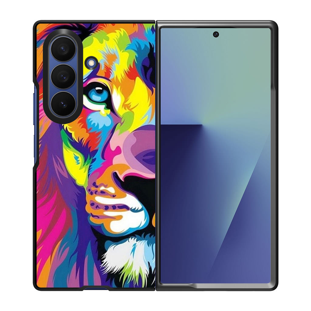 Colorful Lion Samsung Galaxy Z Fold 7 Case