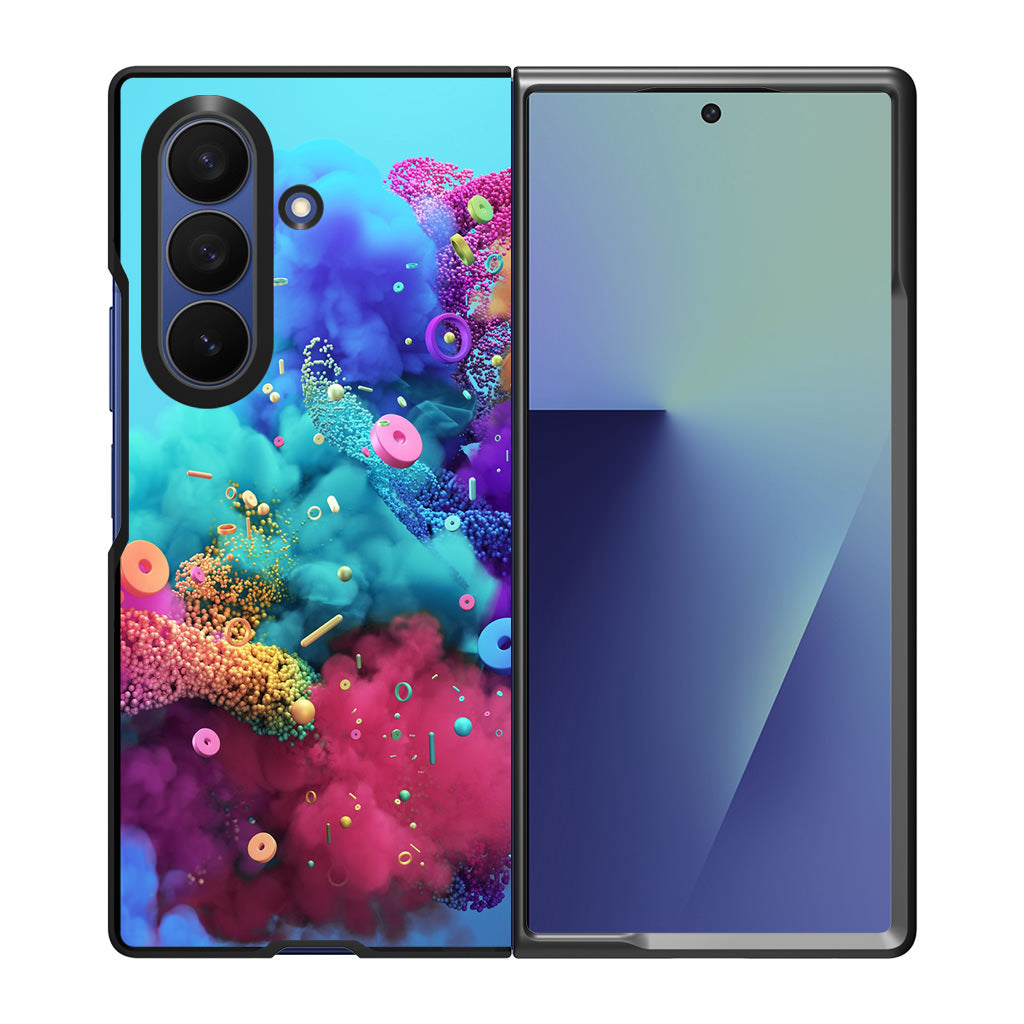 Colorful Smoke Boom Samsung Galaxy Z Fold 7 Case