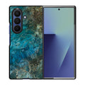Deep Ocean Marble Samsung Galaxy Z Fold 7 Case