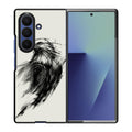 Eagle Art Black Ink Samsung Galaxy Z Fold 7 Case