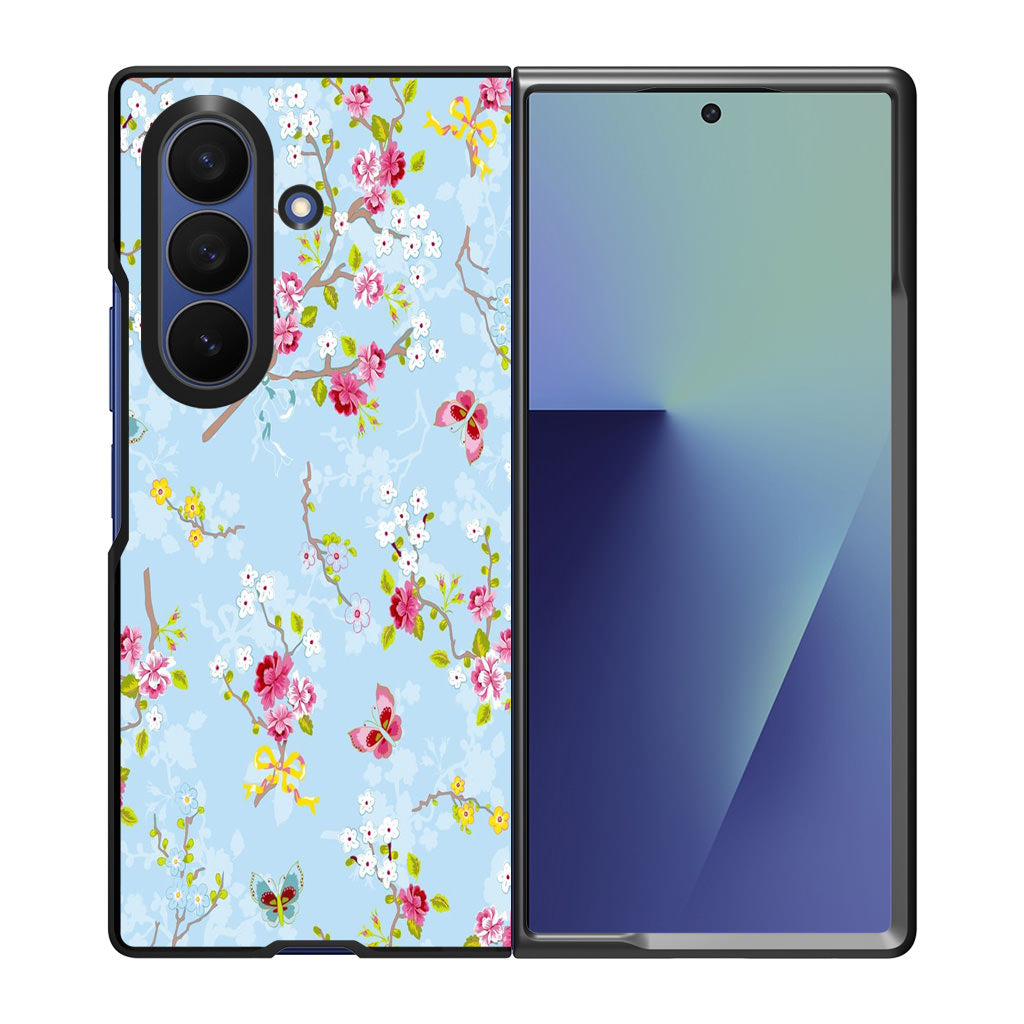 Floral Summer Wind Samsung Galaxy Z Fold 7 Case