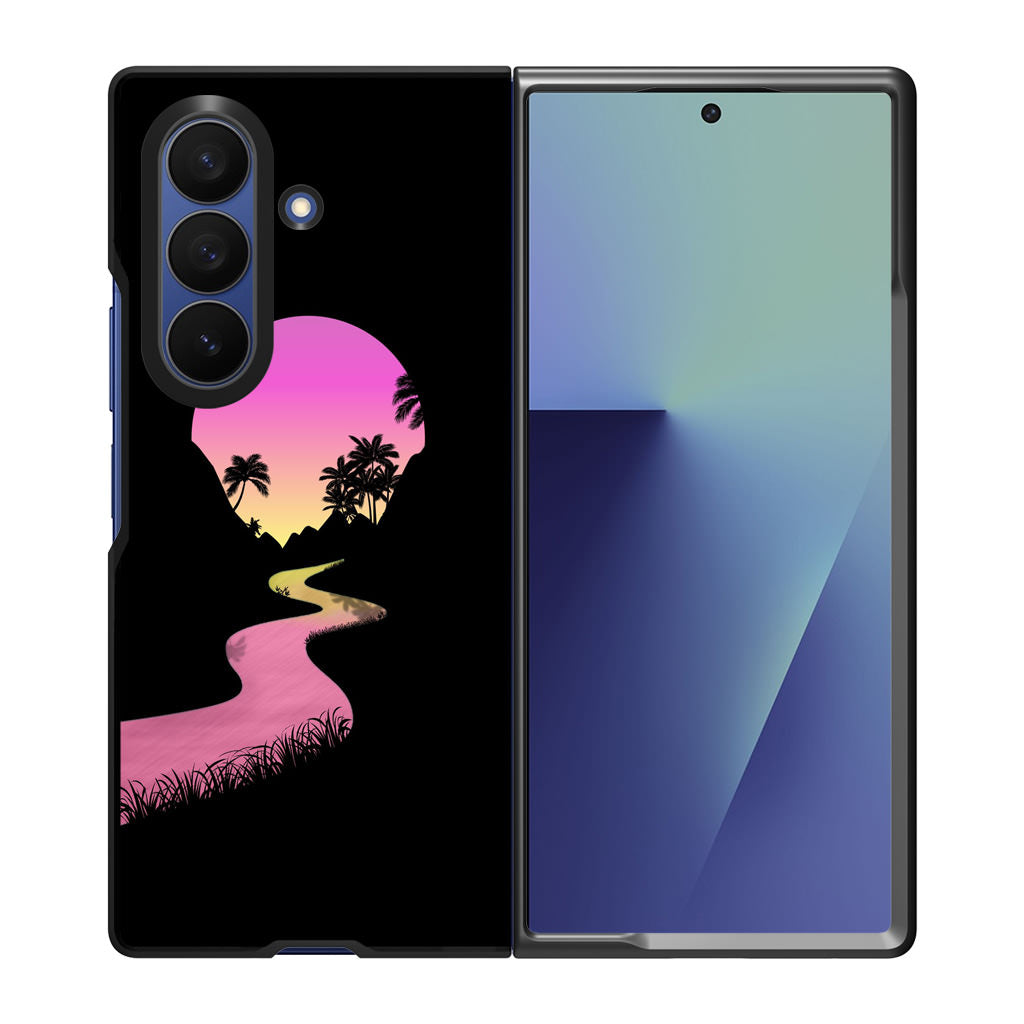 Flow To The Estuary Samsung Galaxy Z Fold 7 Case