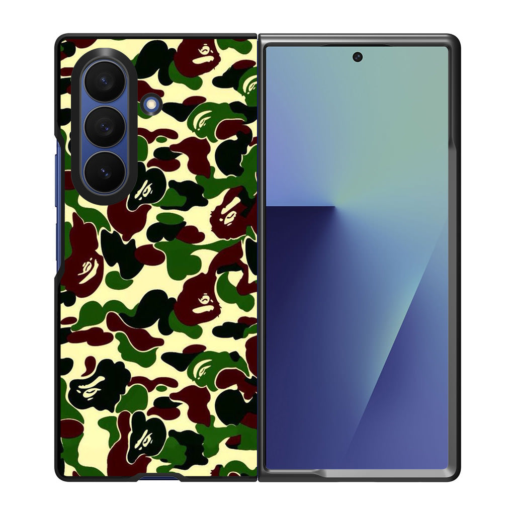 Forest Army Camo Samsung Galaxy Z Fold 7 Case