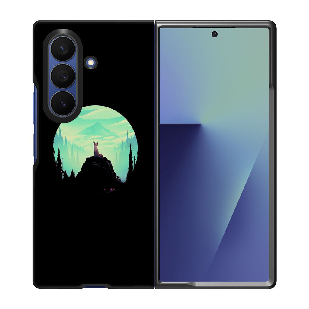Fox on the Rock Samsung Galaxy Z Fold 7 Case