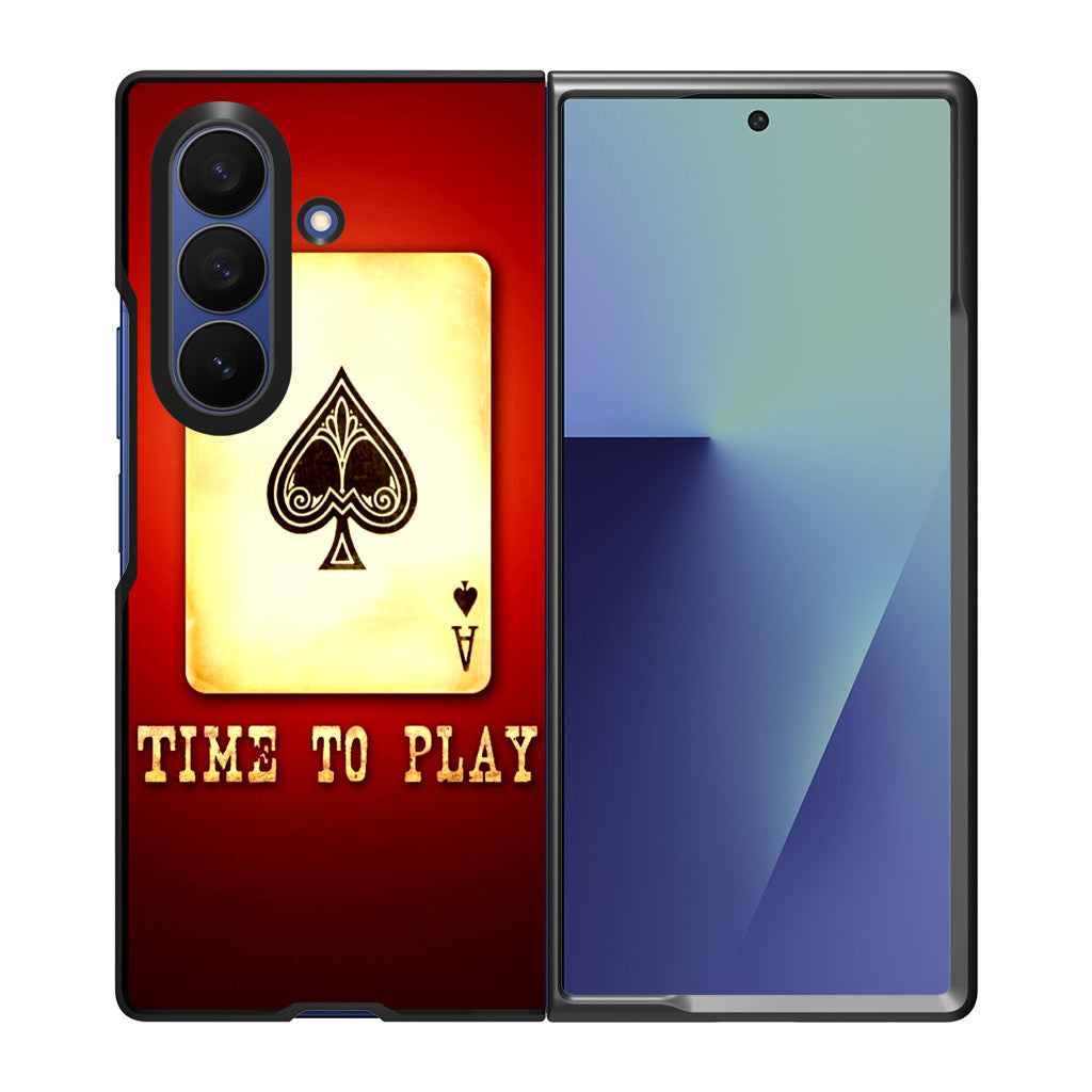 Game Card Time To Play Samsung Galaxy Z Fold 7 Case