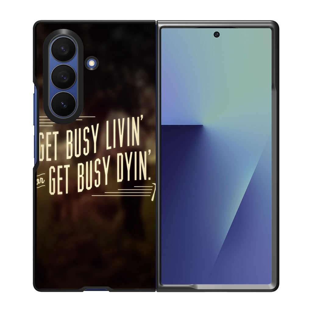Get Living or Get Dying Samsung Galaxy Z Fold 7 Case