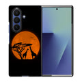 Giraffes Silhouette Samsung Galaxy Z Fold 7 Case