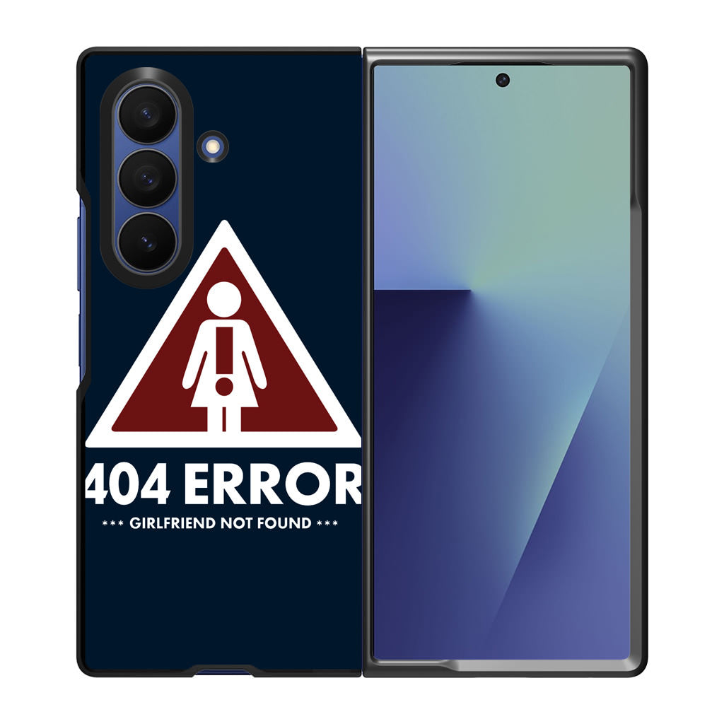 Girlfriend Not Found Error Samsung Galaxy Z Fold 7 Case