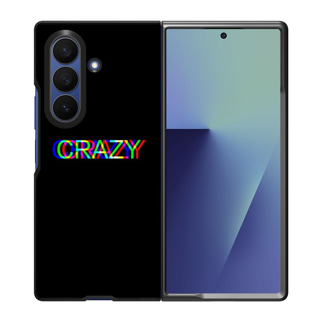 Glitch Crazy Samsung Galaxy Z Fold 7 Case