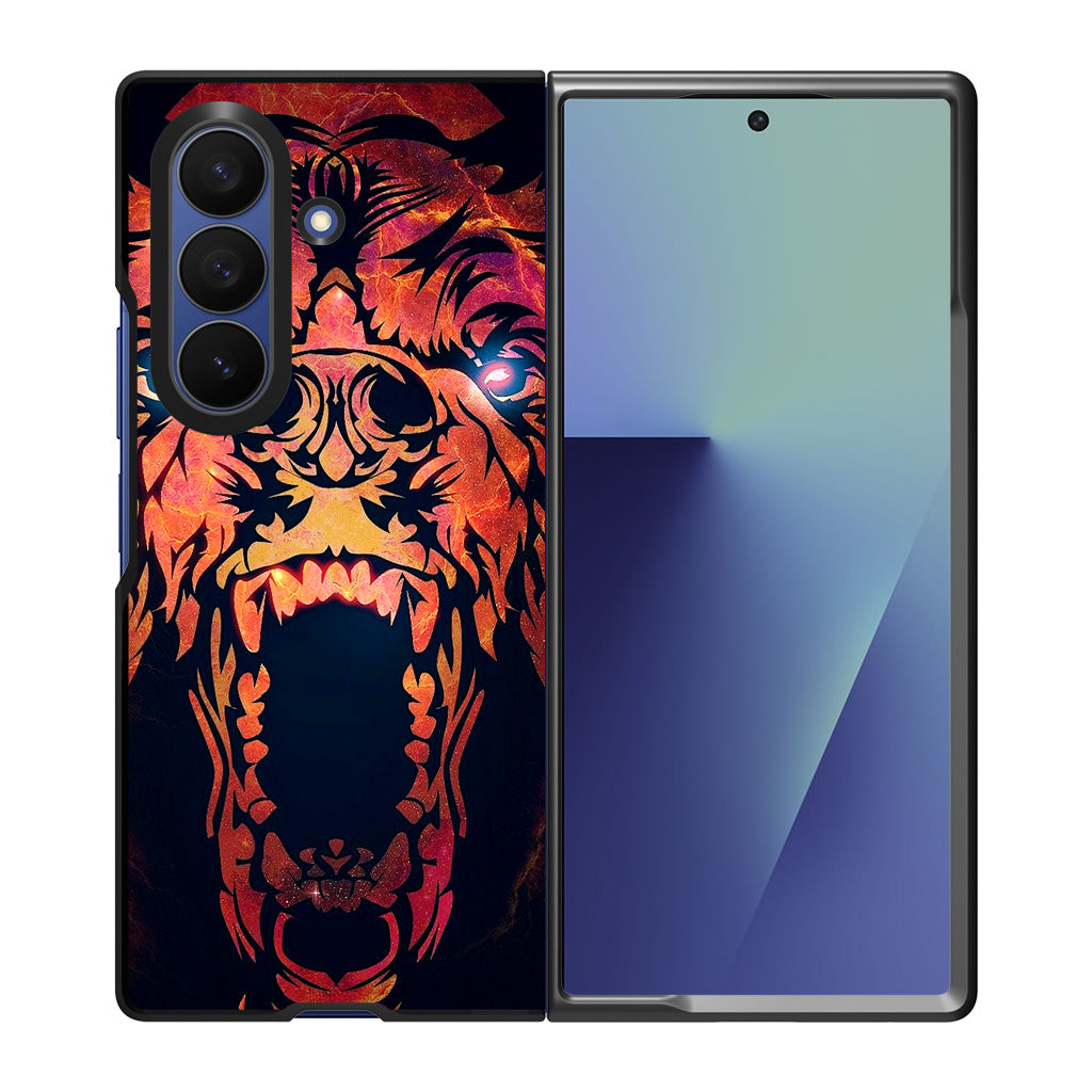 Grizzly Bear Art Samsung Galaxy Z Fold 7 Case
