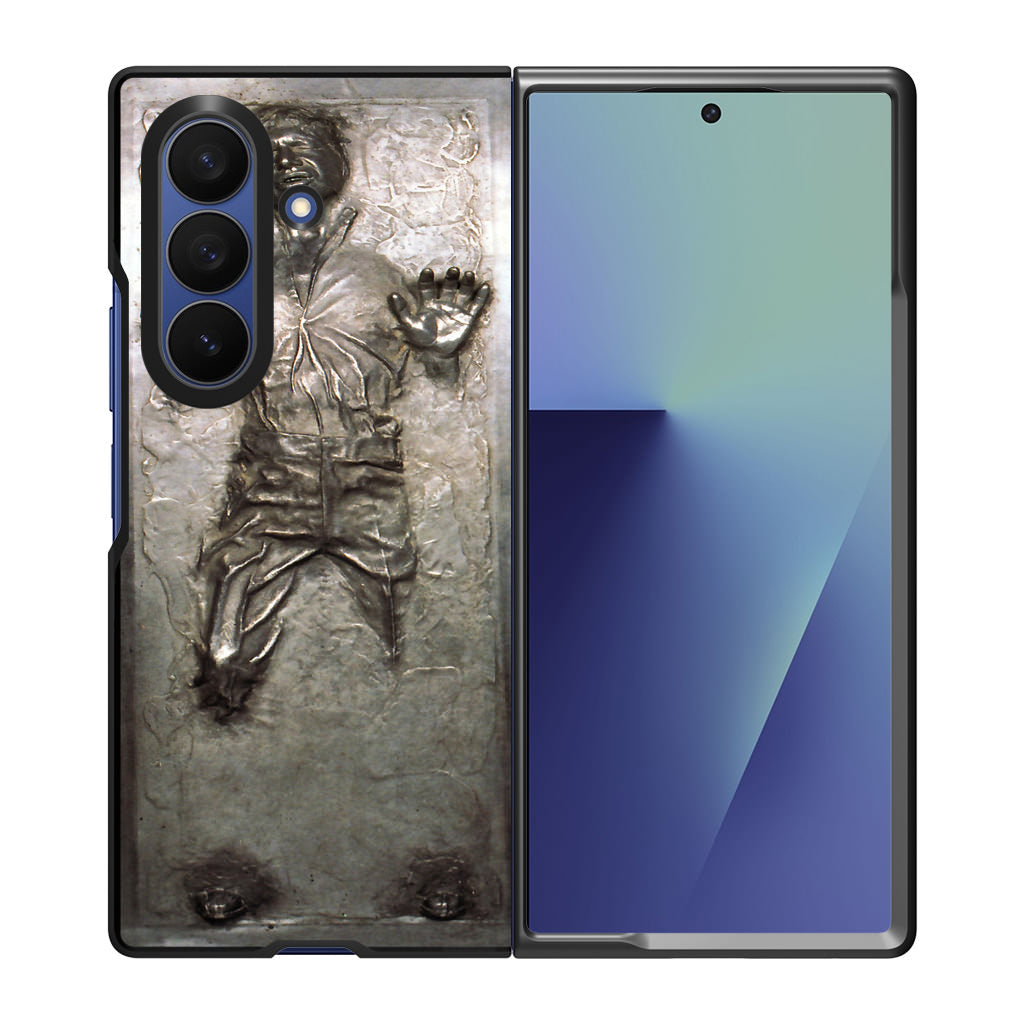 Han Solo in Carbonite Samsung Galaxy Z Fold 7 Case