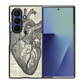 Heart Book Art Samsung Galaxy Z Fold 7 Case