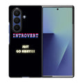 I'm Introvert Samsung Galaxy Z Fold 7 Case
