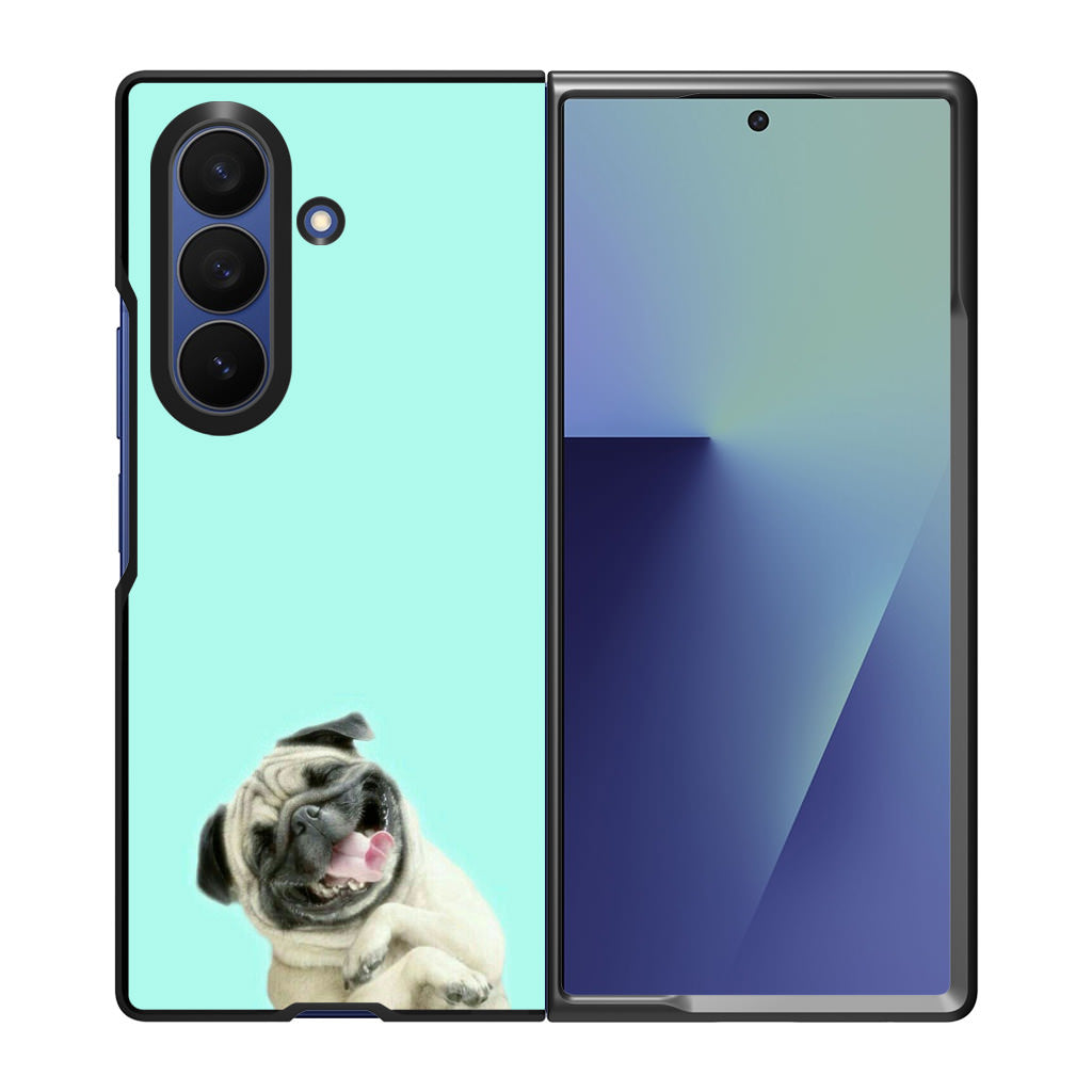 Laughing Pug Samsung Galaxy Z Fold 7 Case