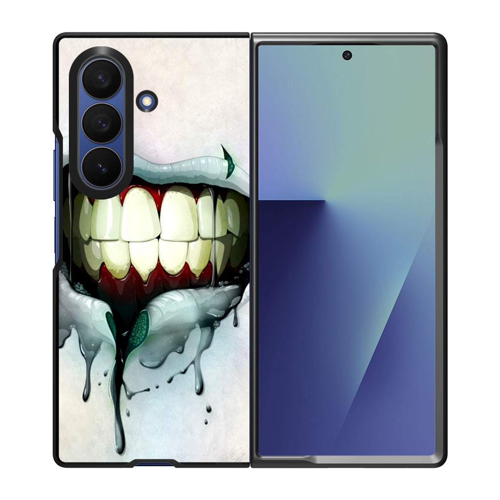 Lips Mouth Teeth Samsung Galaxy Z Fold 7 Case